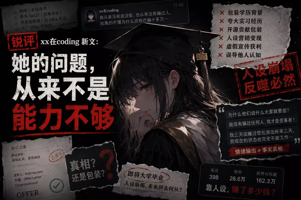 锐评 LofiSu 新文：她的问题，从来不是能力不够